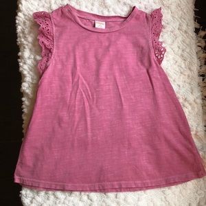 Gymboree girls eyelet top size 5/6